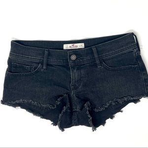 Hollister Black Jean Shorts Size 28W, 3